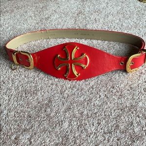 Authentic St. John red belt